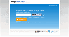 Desktop Screenshot of mariomarcia.com