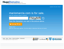 Tablet Screenshot of mariomarcia.com